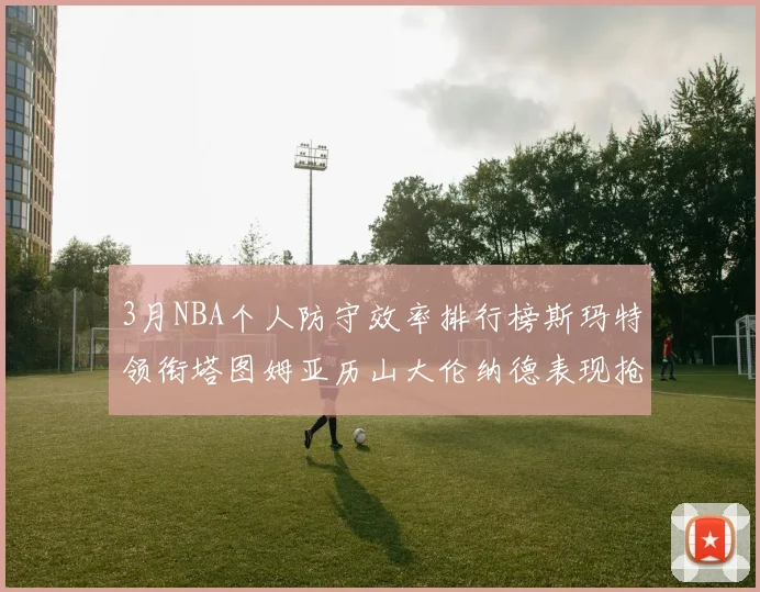 3月NBA个人防守效率排行榜斯玛特领衔塔图姆亚历山大伦纳德表现抢眼